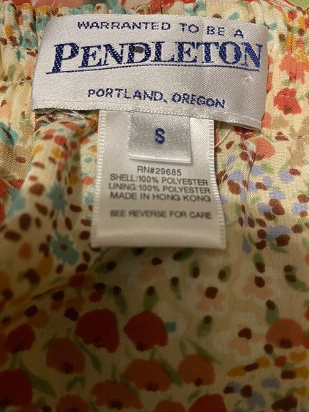 Pendleton Maxi Skirt S Womens Green Multicolor Floral Summer Lightweight Slits - Picture 9 of 12